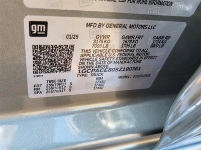 2025 Chevrolet Silverado 1500 LT