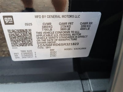 2025 Chevrolet Suburban Premier