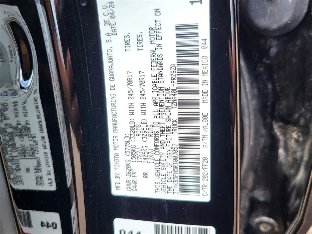 2024 Toyota Tacoma 2WD SR5